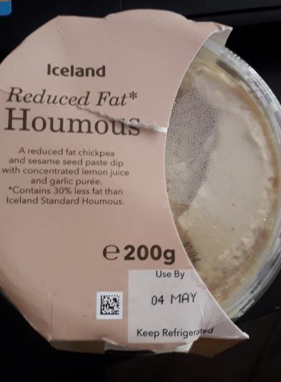Fotografie - Houmous reduced fat - Iceland
