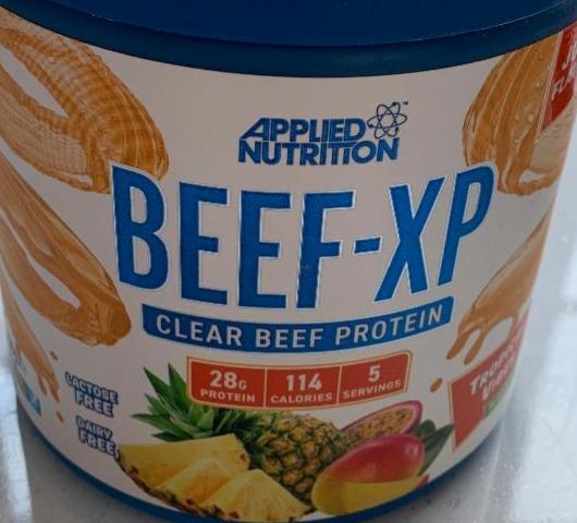 Fotografie - Beef-XP clear beef protein Applied nutrition