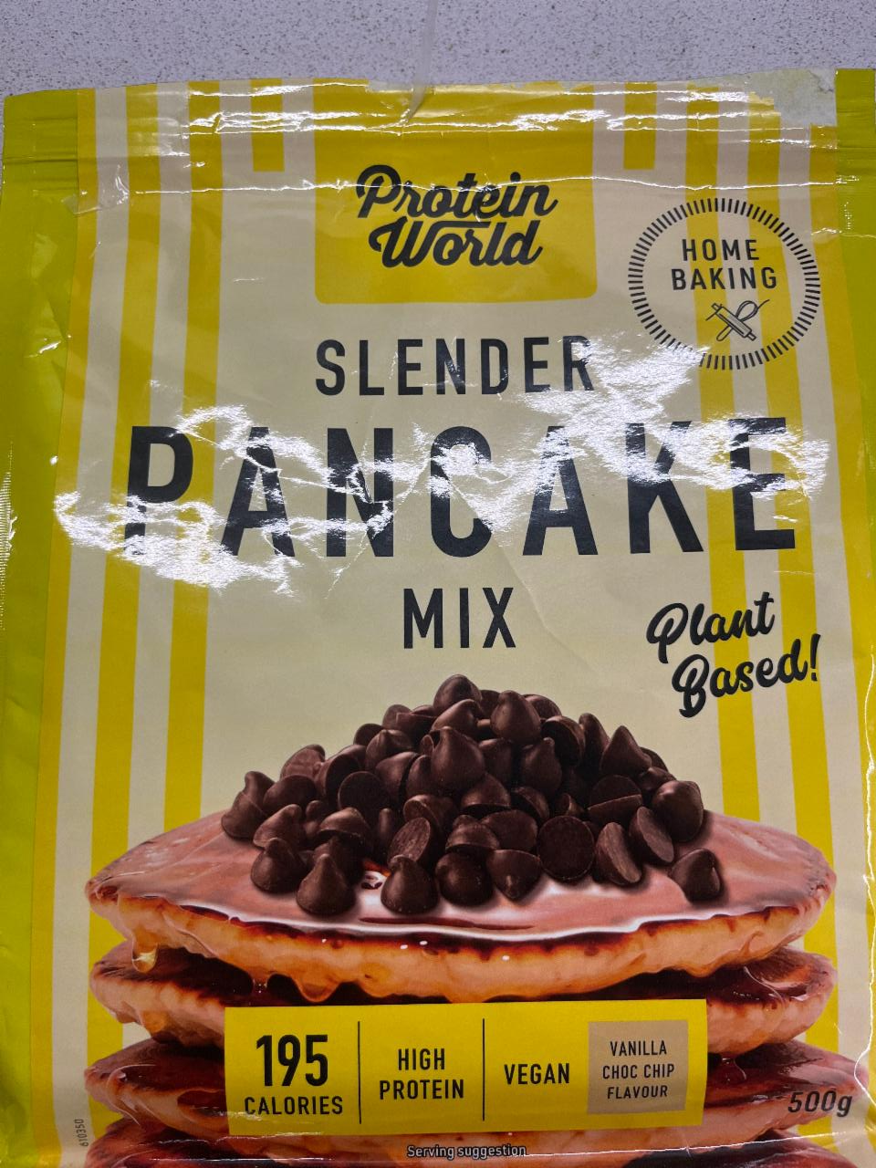Fotografie - Slender Pancake Mix Vanilla Choc Chip Flavour Protein World