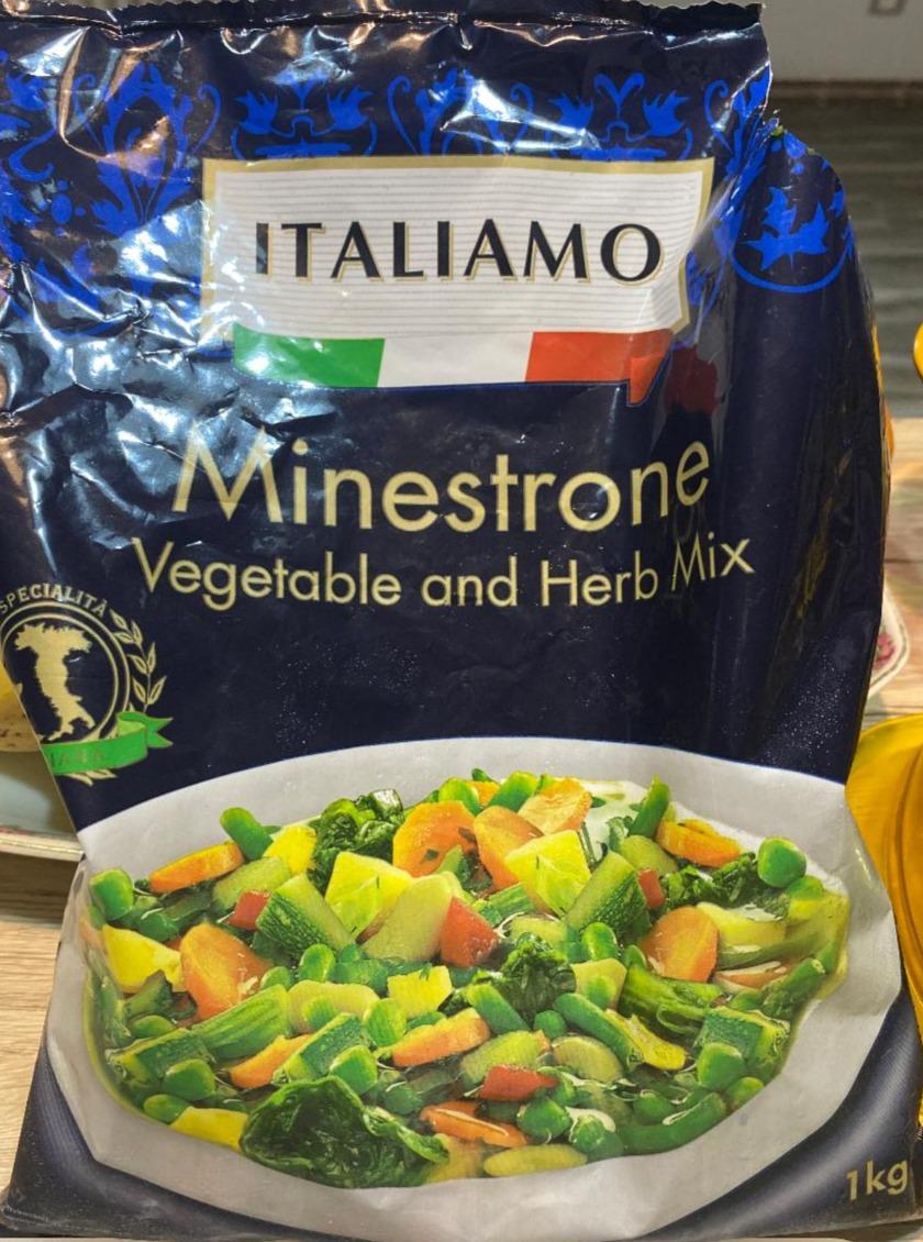 Fotografie - Minestrone vegetable and herbs mix Italiamo