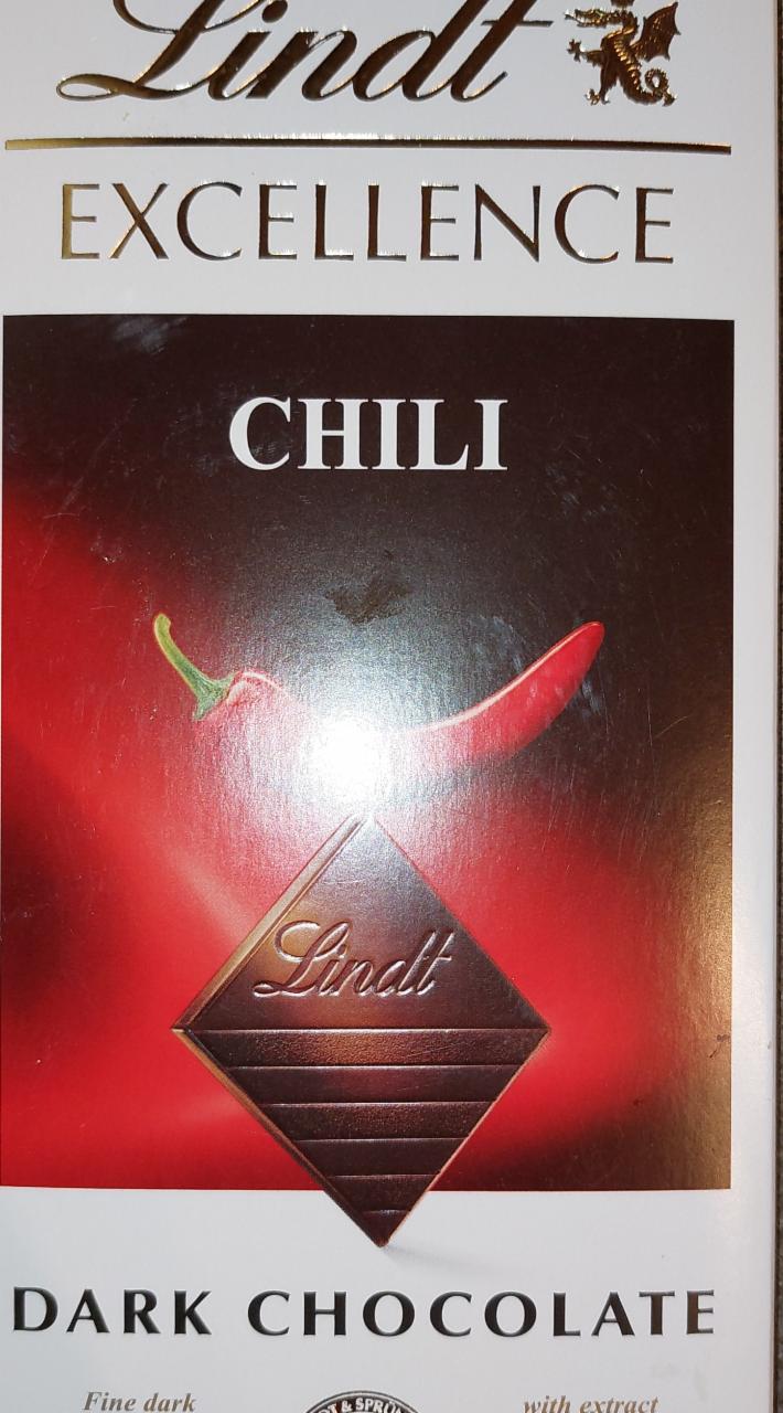Fotografie - čokoláda Lindt Excellence chilli