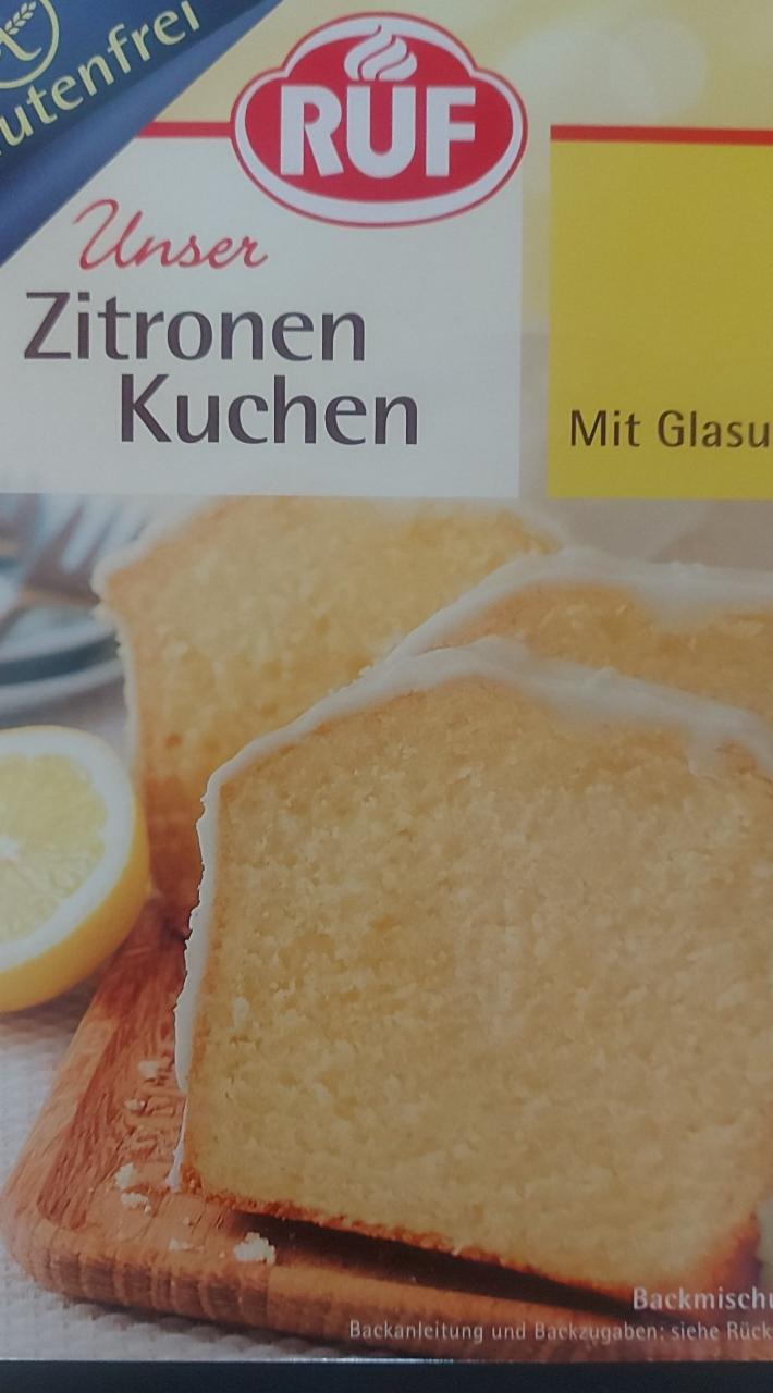 Fotografie - Zitronenkuchen mit Glasur Glutenfrei Ruf