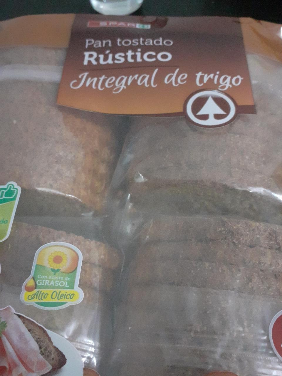 Fotografie - Pan tostado Rústico Integral de trigo Spar