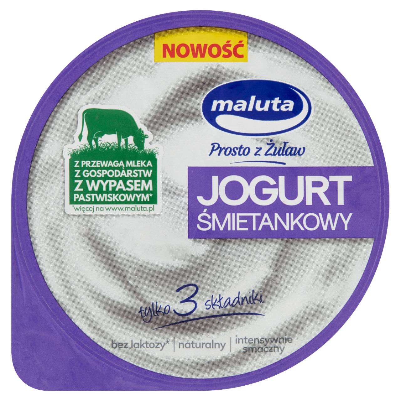 Fotografie - Jogurt śmietankowy bez laktozy Maluta