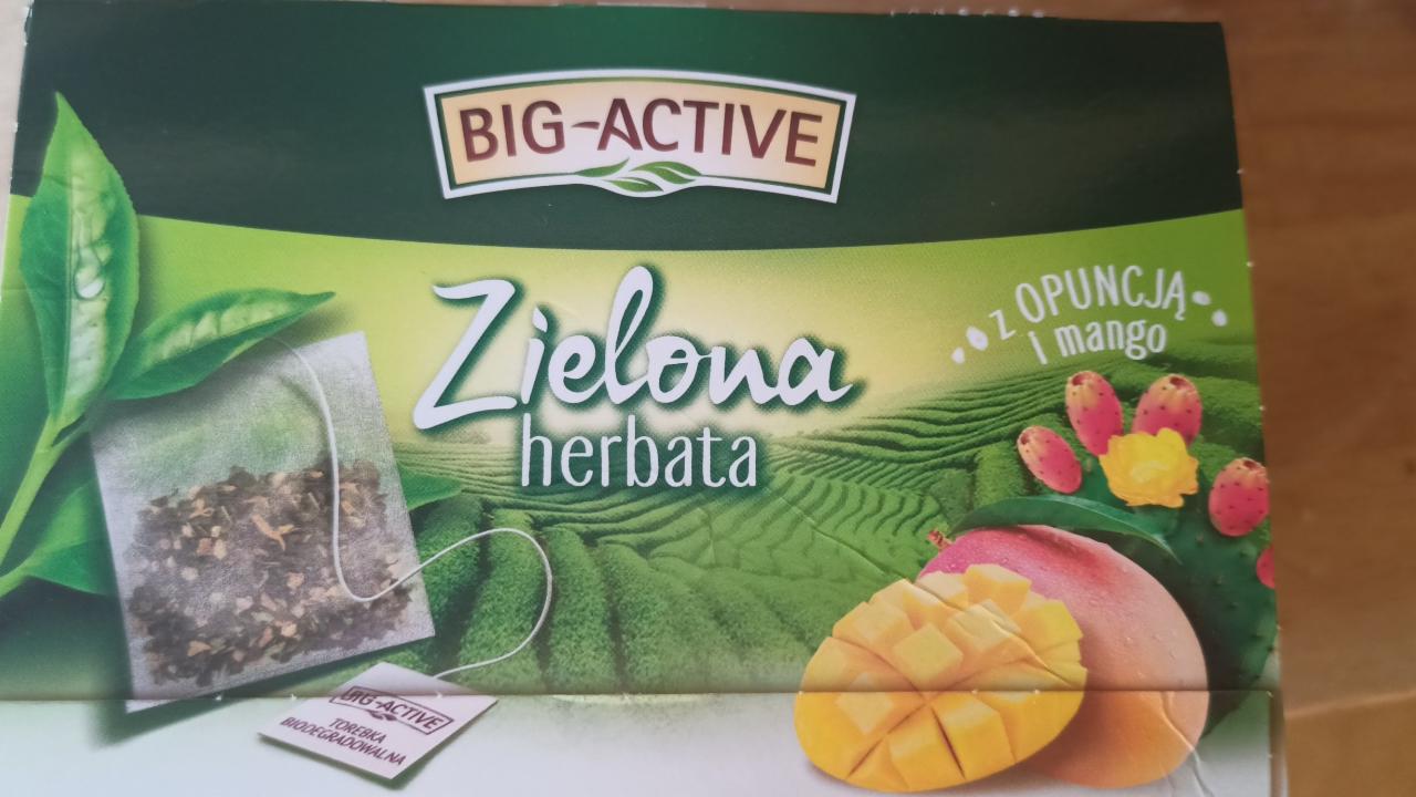 Fotografie - Zielona herbata z opuncją i mango Big Active