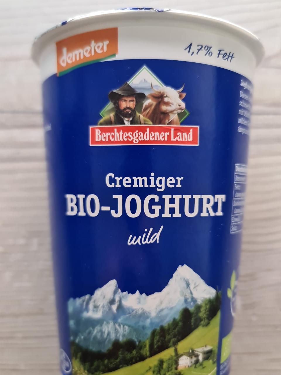 Fotografie - Cremiger Bio-Joghurt mild Berchtesgadener Land
