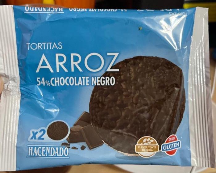 Fotografie - Tortitas Arroz 54% chocolate negro Hacendado