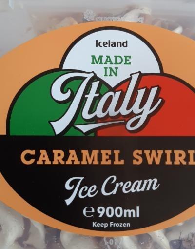 Fotografie - Made in Italy caramel swirl ice cream Iceland