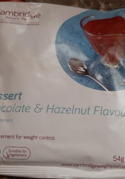Fotografie - Dessert Chocolate & Hazelnut Flavour Cambridge Weight Plan