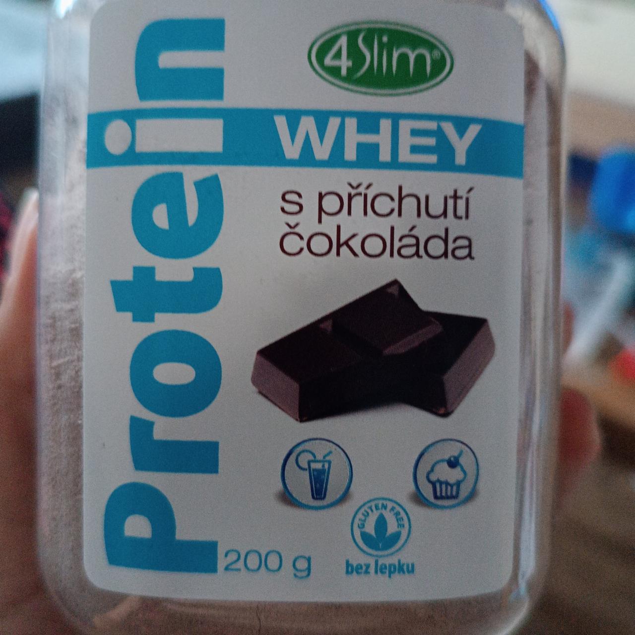 Fotografie - Whey protein s příchutí čokoláda 4Slim