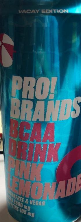Fotografie - Pro! Brands Bcaa drink Pink lemonade