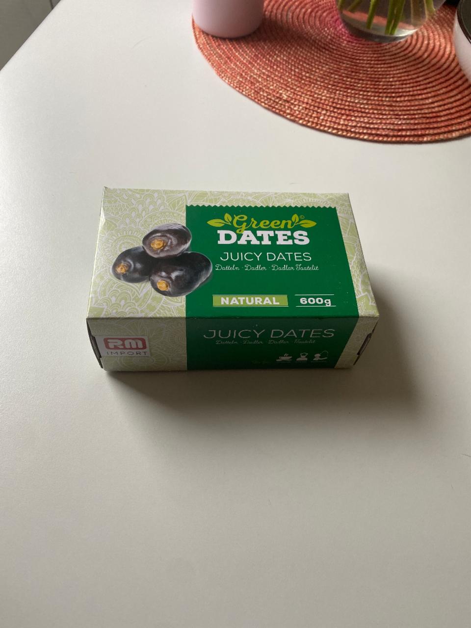 Fotografie - Green Dates Juicy Dates Natural