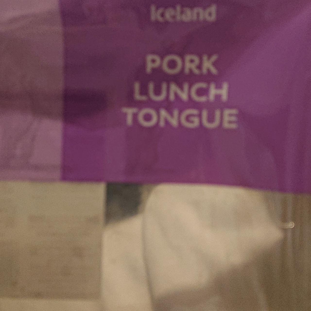 Fotografie - pork lunch tongue Iceland