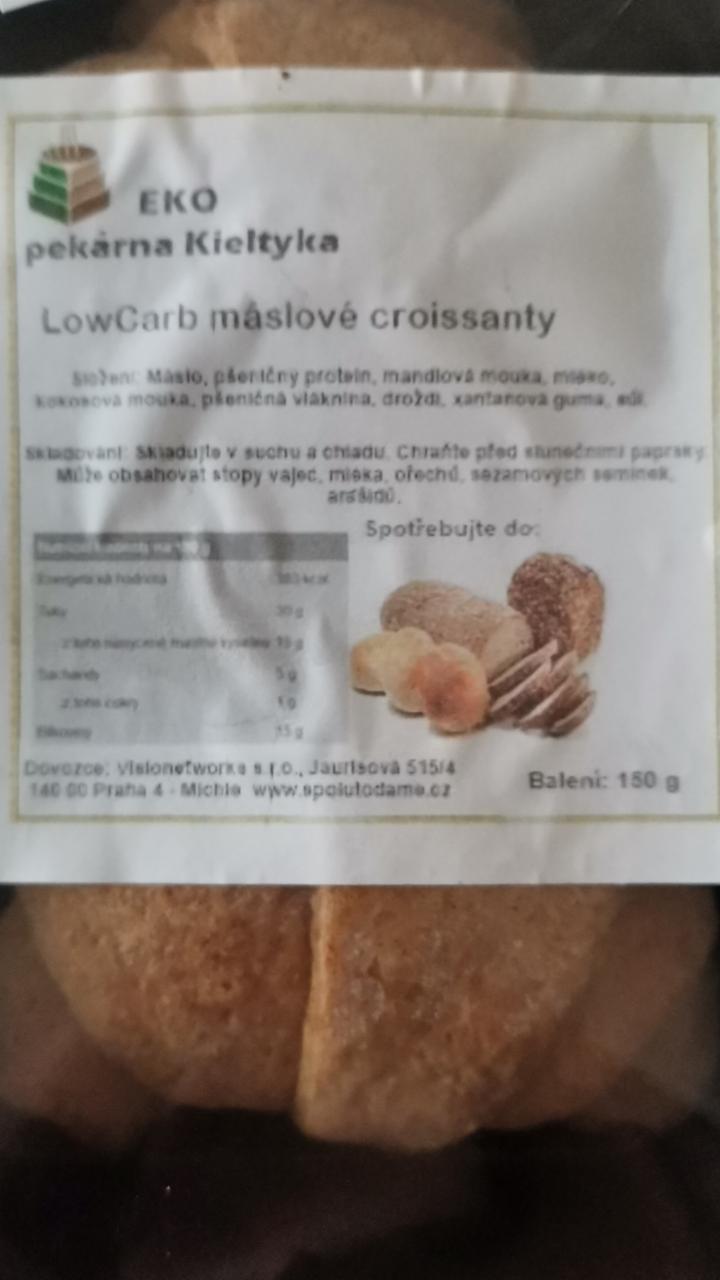 Fotografie - Low carb máslové croissant EKO pekárna Kieltyka