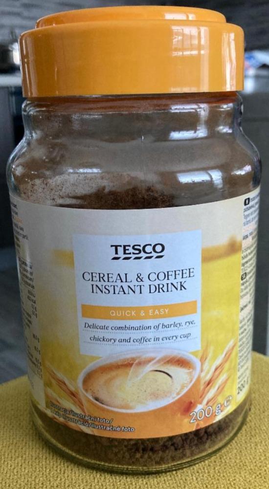 Fotografie - Cereal & Coffee instant drink Tesco