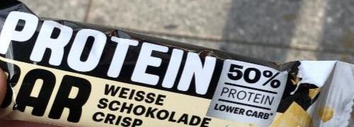 Fotografie - Protein bar Weiss schocolate crisp 50% protein