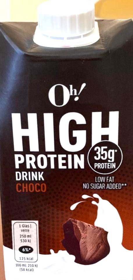 Fotografie - High Protein Drink Choco Oh!
