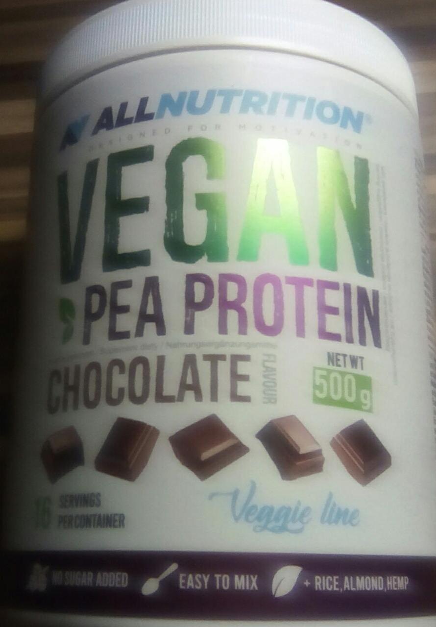 Fotografie - Veggie Pea Protein Chocolate Allnutrition