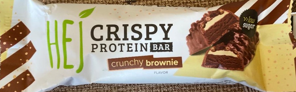 Fotografie - Crispy Protein Bar Crunchy Brownie HEJ