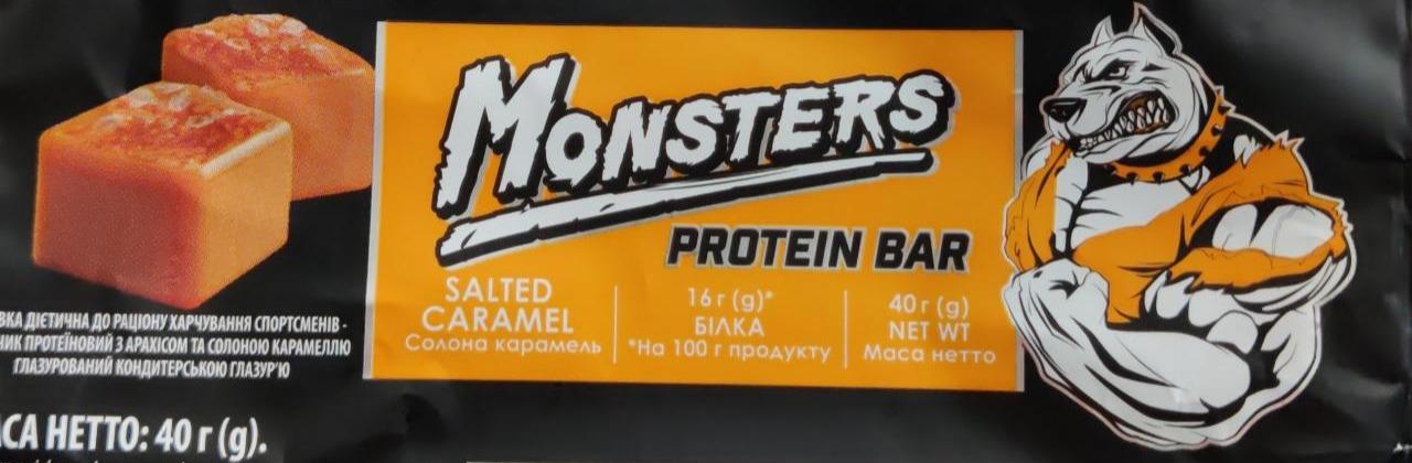 Fotografie - Protein bar Salted caramel Monsters