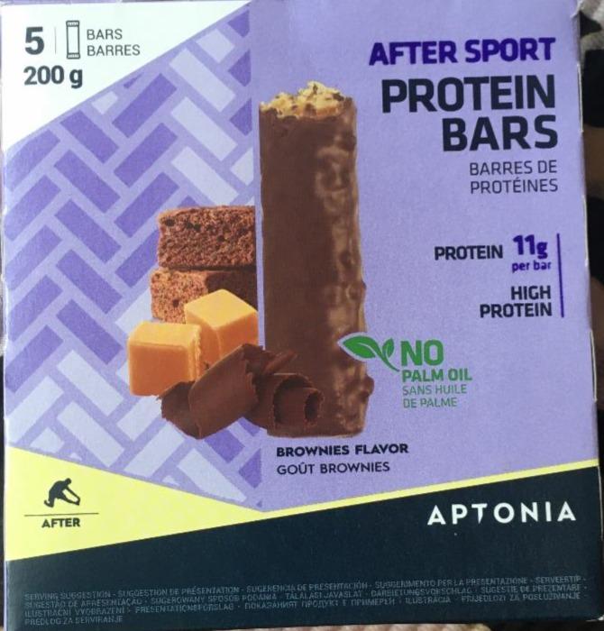 Fotografie - After sport Protein bars Brownies flavor Aptonia