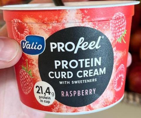 Fotografie - PROfeel Protein Curd Cream Raspberry Valio
