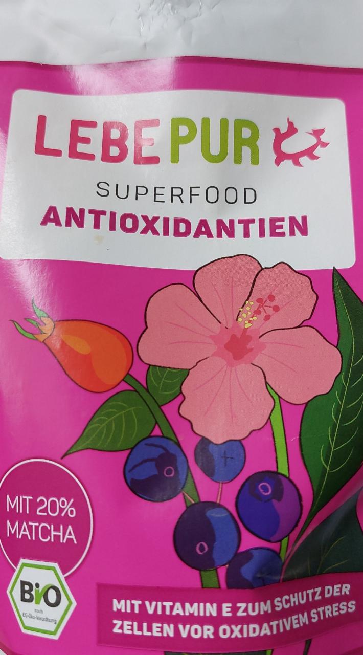 Fotografie - Bio Superfood Antioxidantien mit 20% Matcha Lebepur
