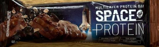 Fotografie - Multilayer Protein Bar Double caramel Space Protein
