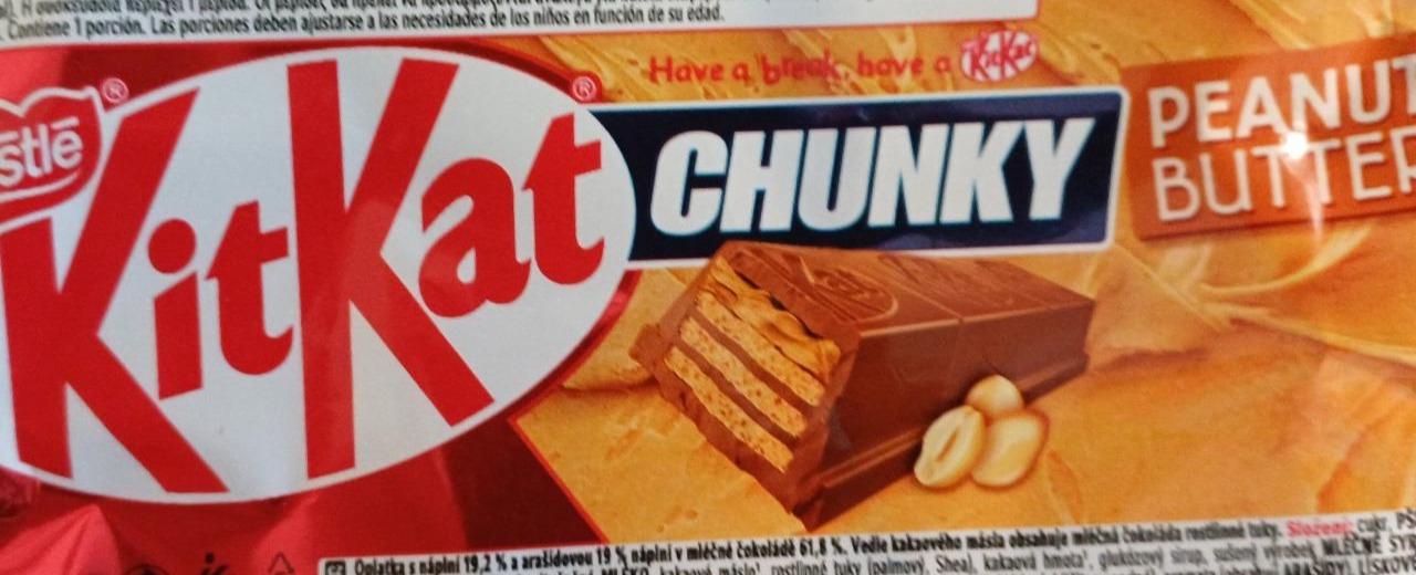 Fotografie - Kitkat chunky peanut butter Nestlé