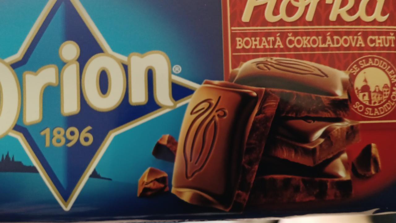 Fotografie - Dia čokoláda hořká Orion