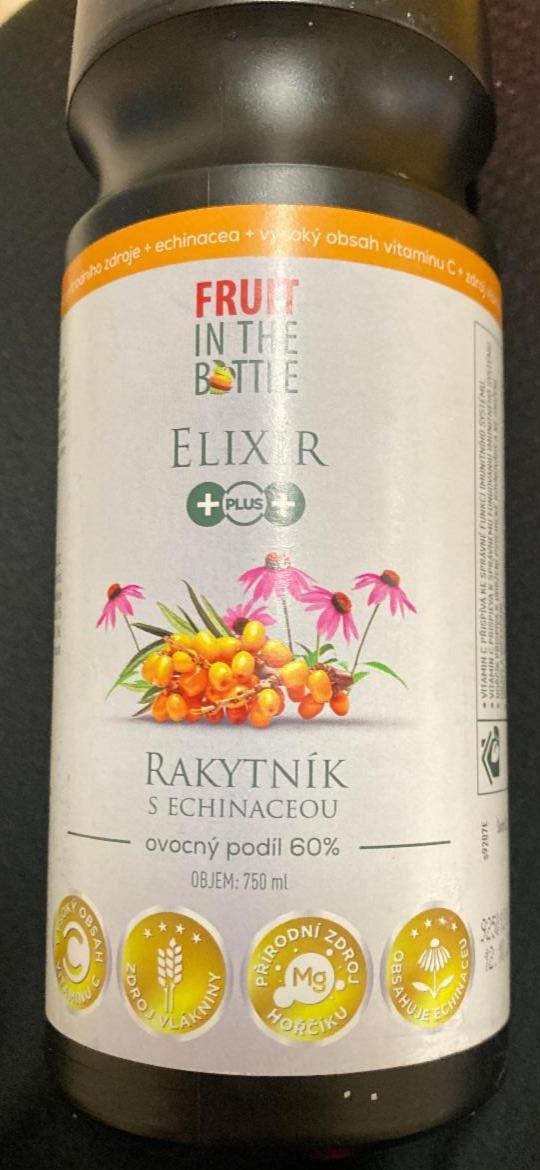 Fotografie - Elixír Rakytník s echinaceou Fruit in the bottle