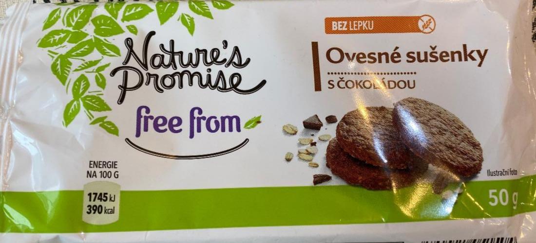 Fotografie - Ovesné sušenky s čokokádou Nature's Promise