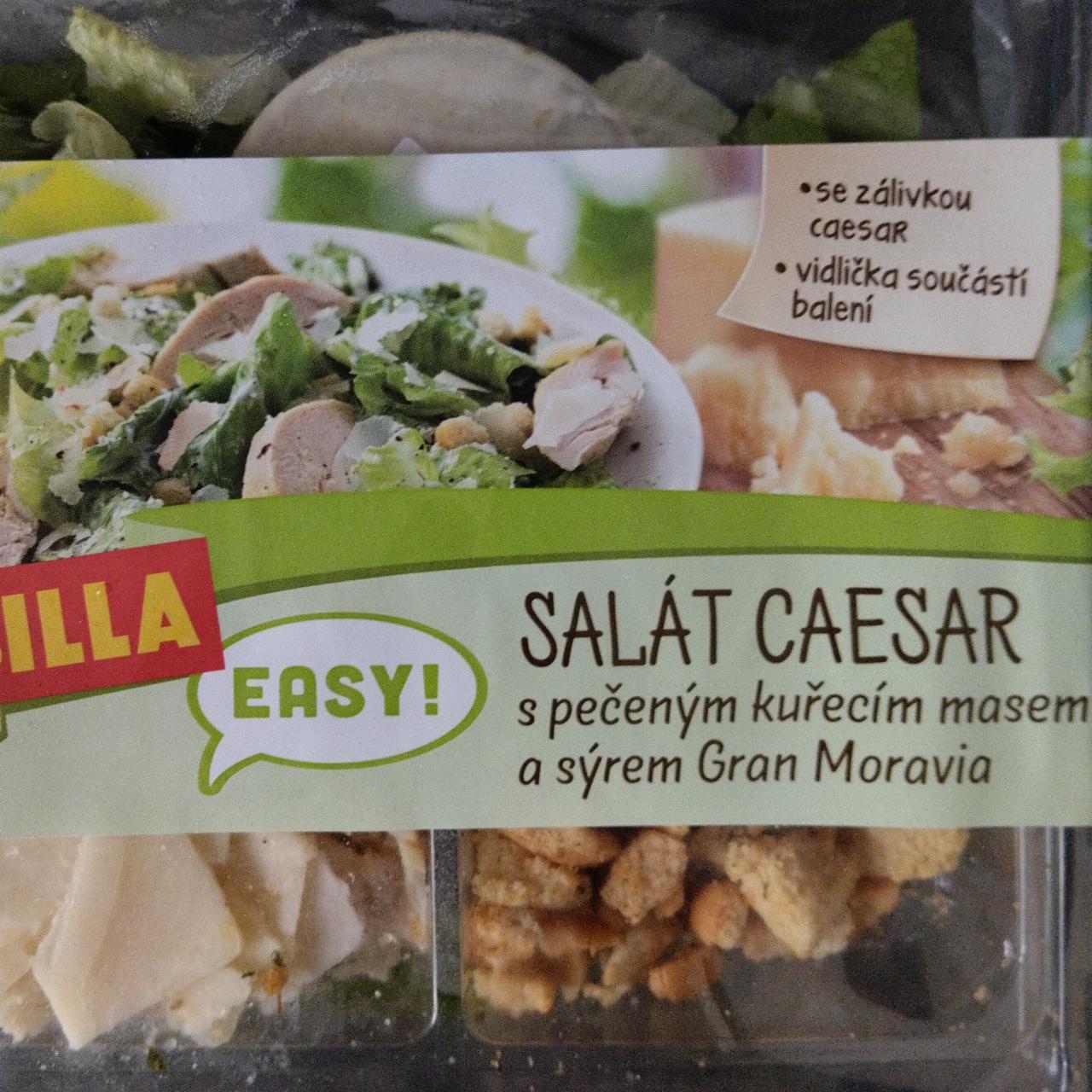Fotografie - Salát Caesar s pečeným kuřecím masem a sýrem Gran Moravia Billa Easy!