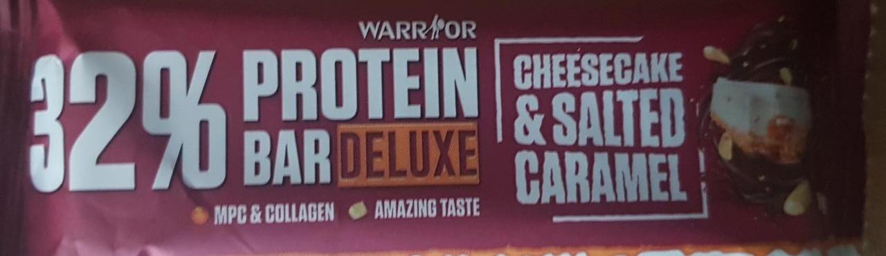 Fotografie - 32% Protein Bar Deluxe-Salted Caramel Cheesecake Warrior