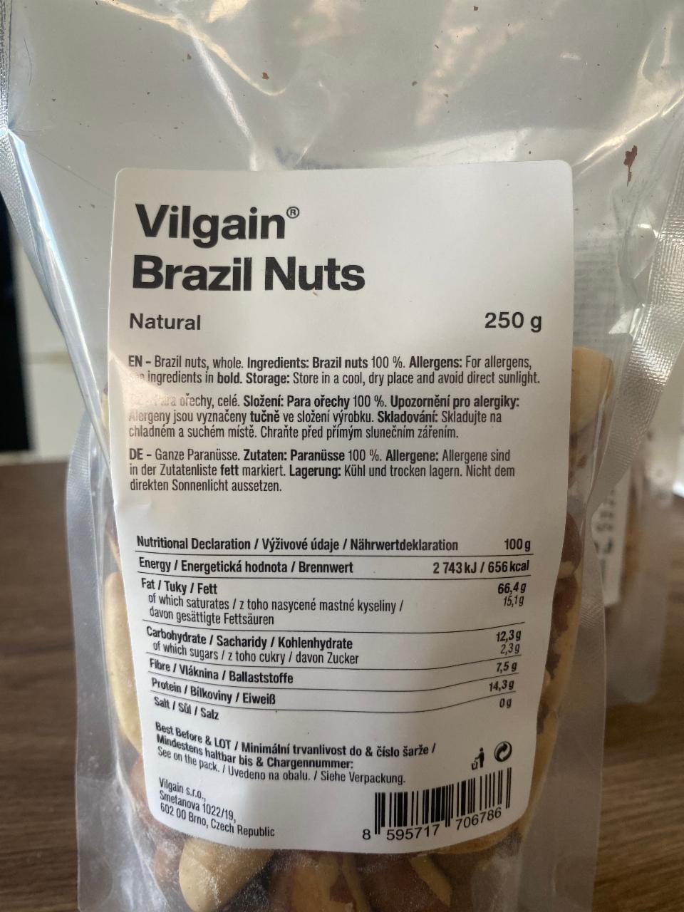 Fotografie - Brazil Nuts Natural Vilgain