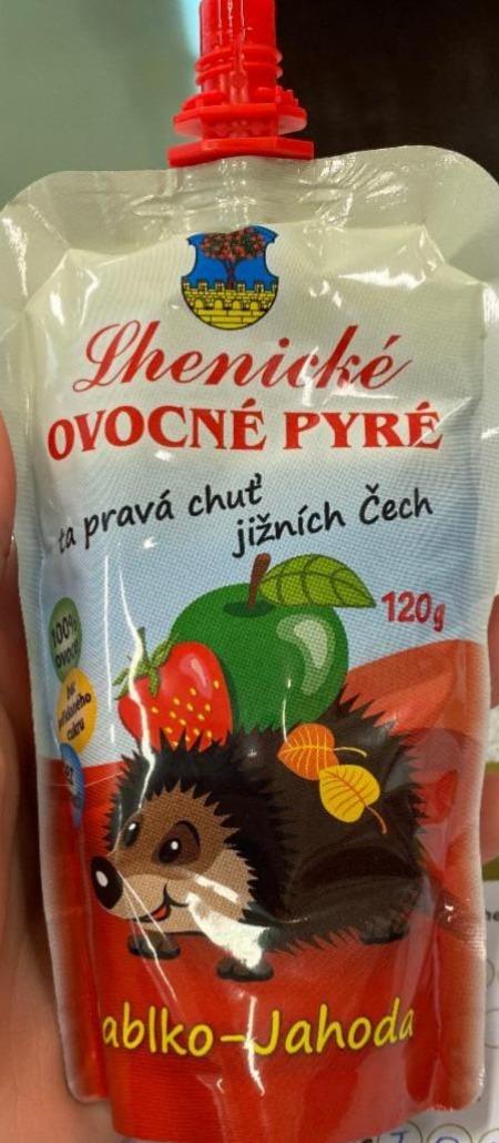 Fotografie - Lhenické ovocné pyré Jablko-Jahoda