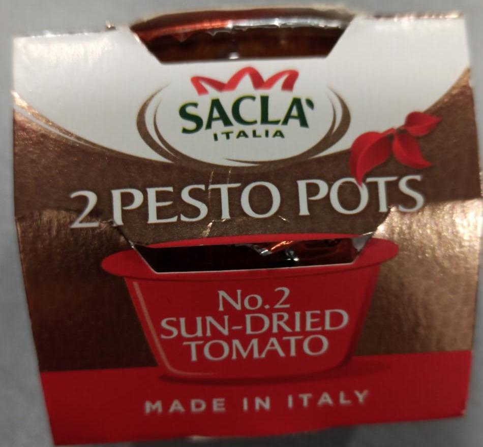 Fotografie - No.2 Sun-Dried Tomato 2 Pesto Pots Sacla Italia