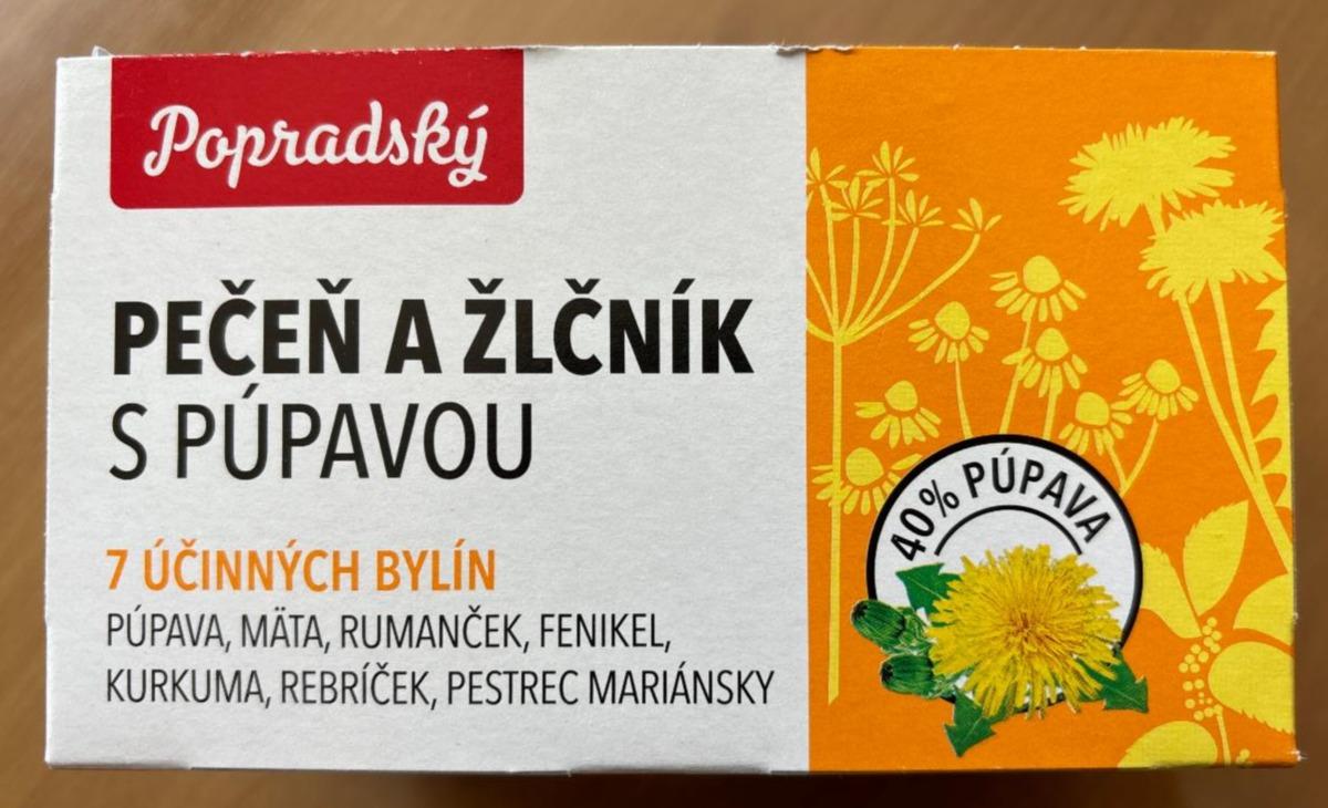 Fotografie - Popradský Pečeň a žlčník s púpavou bylinný čaj
