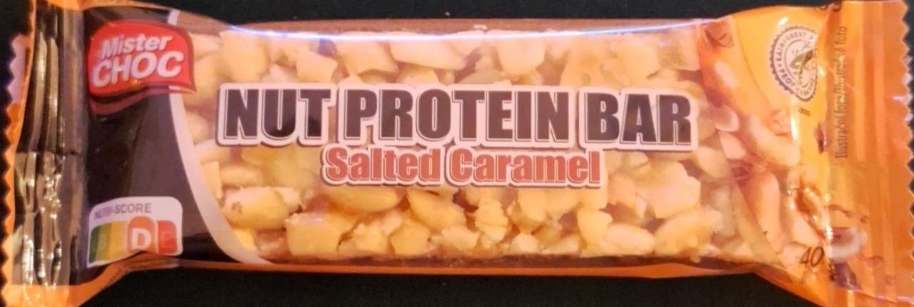 Fotografie - Nut Protein Bar salted caramel MisterChoc