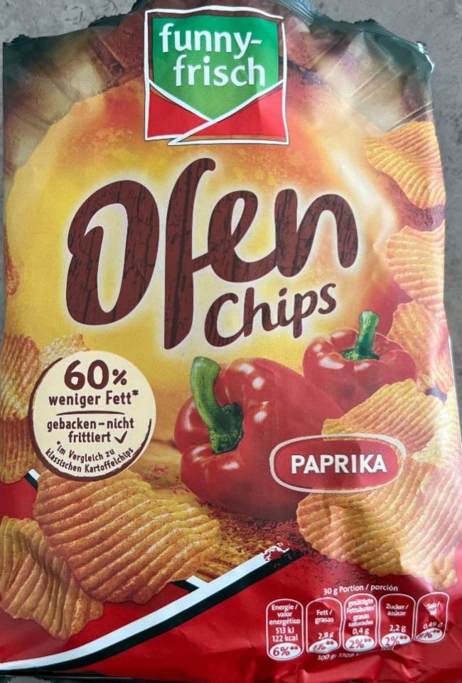 Fotografie - Ofen Chips Paprika funny frisch