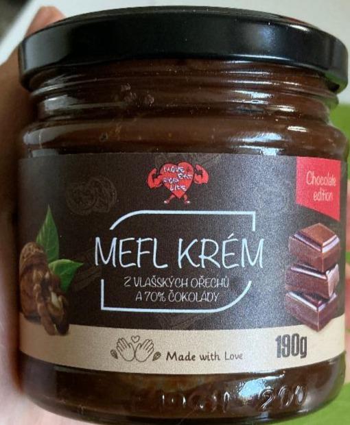 Fotografie - Mefl Krém z vlašských ořechů a 70% čokolády Chocolate edition