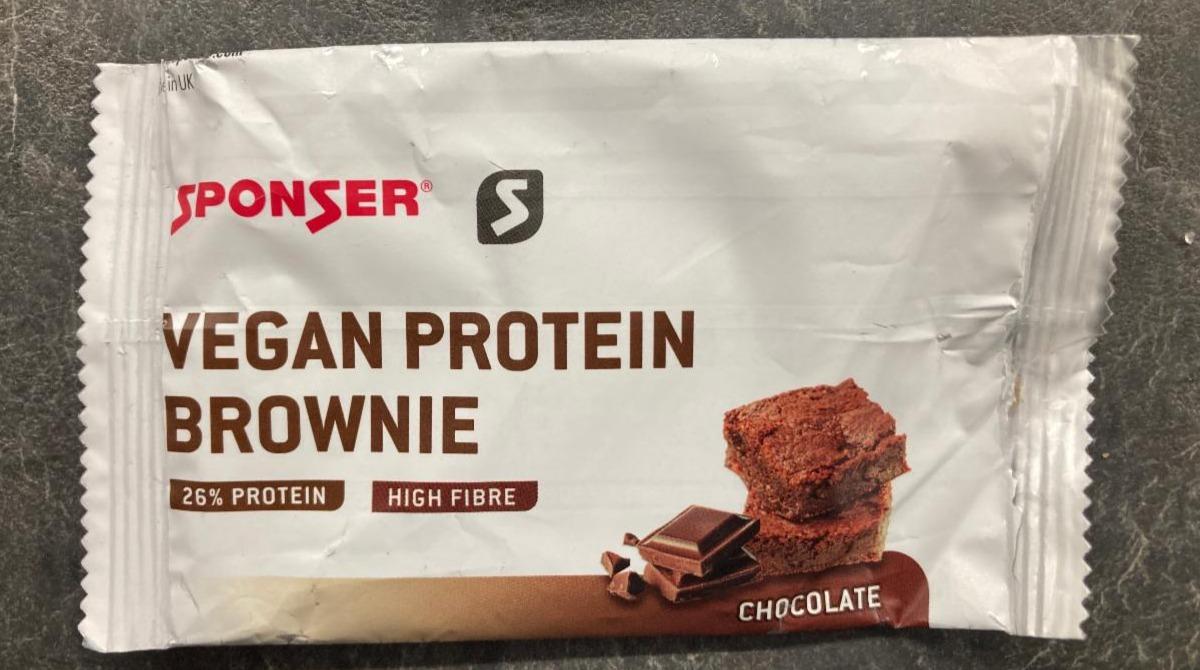 Fotografie - Vegan protein brownie chocolate Sponser