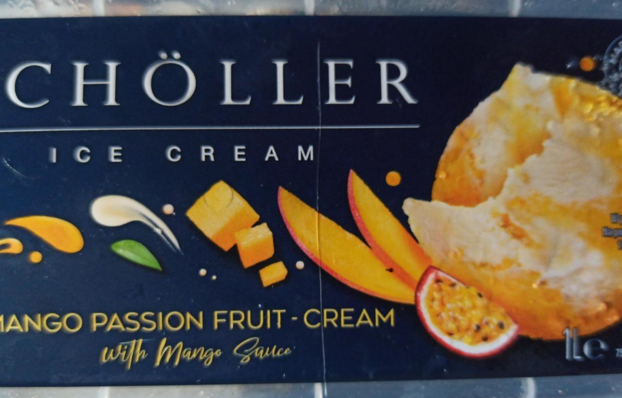 Fotografie - Ice cream Mango Passion fruit Cream Schöller