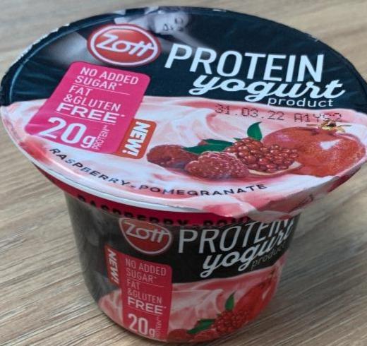 Fotografie - Protein yogurt Raspberry-Pomegranate Zott