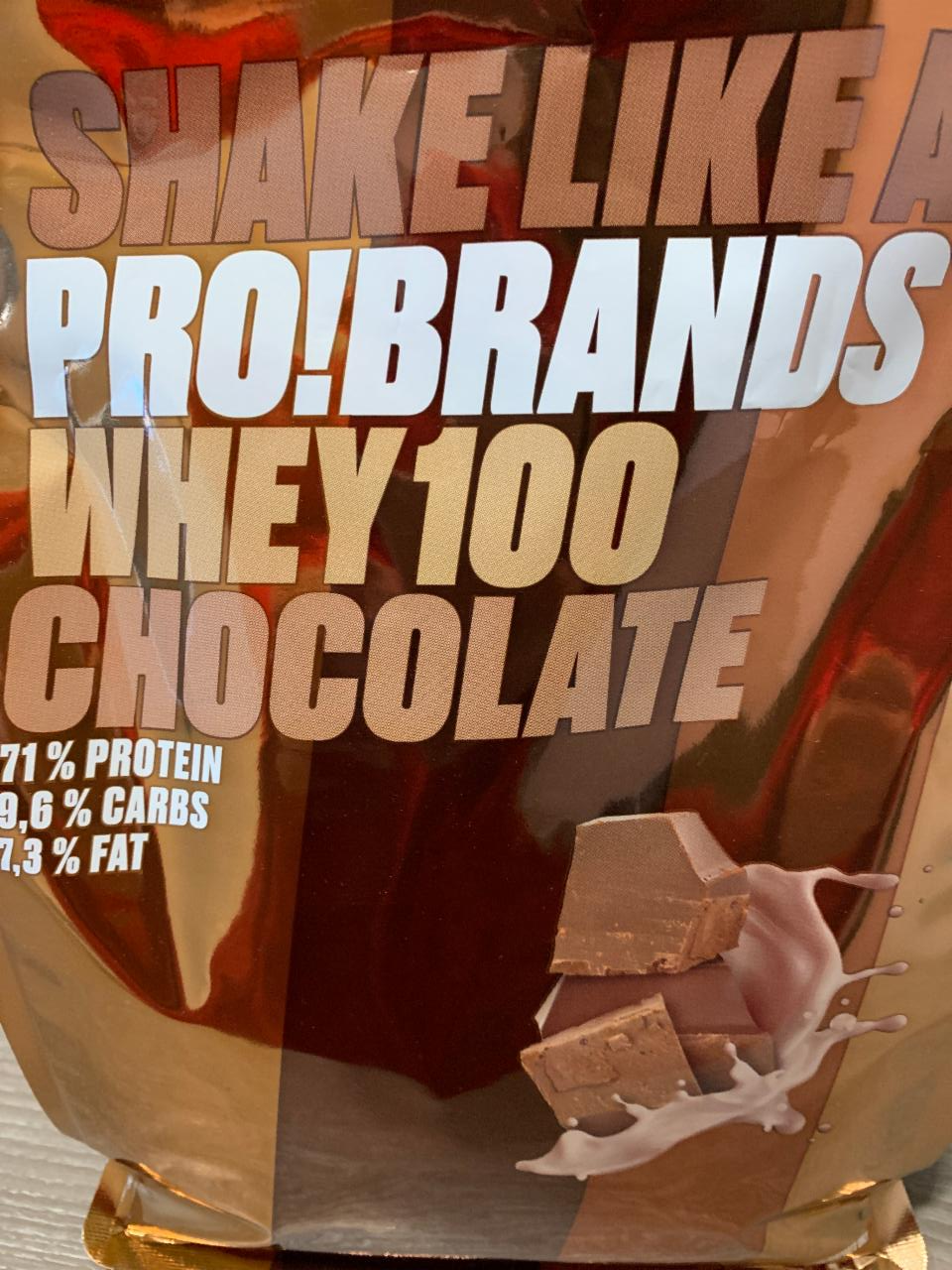 Fotografie - Whey 100 Chocolate Pro!Brands