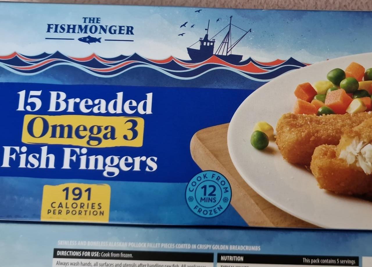Fotografie - Breaded Omega 3 Fish Fingers The Fishmonger