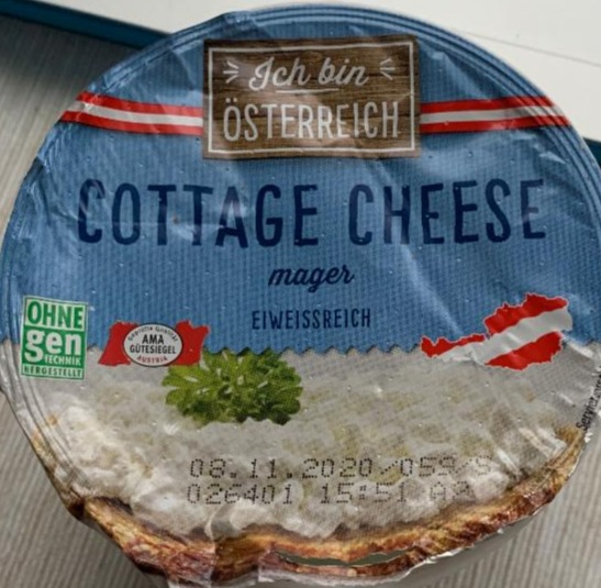 Fotografie - Cottage cheese Ich bin Österreich