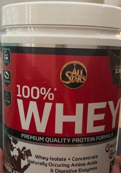Fotografie - 100% Whey Premium Quality Protein Formula Schokolade AllStars