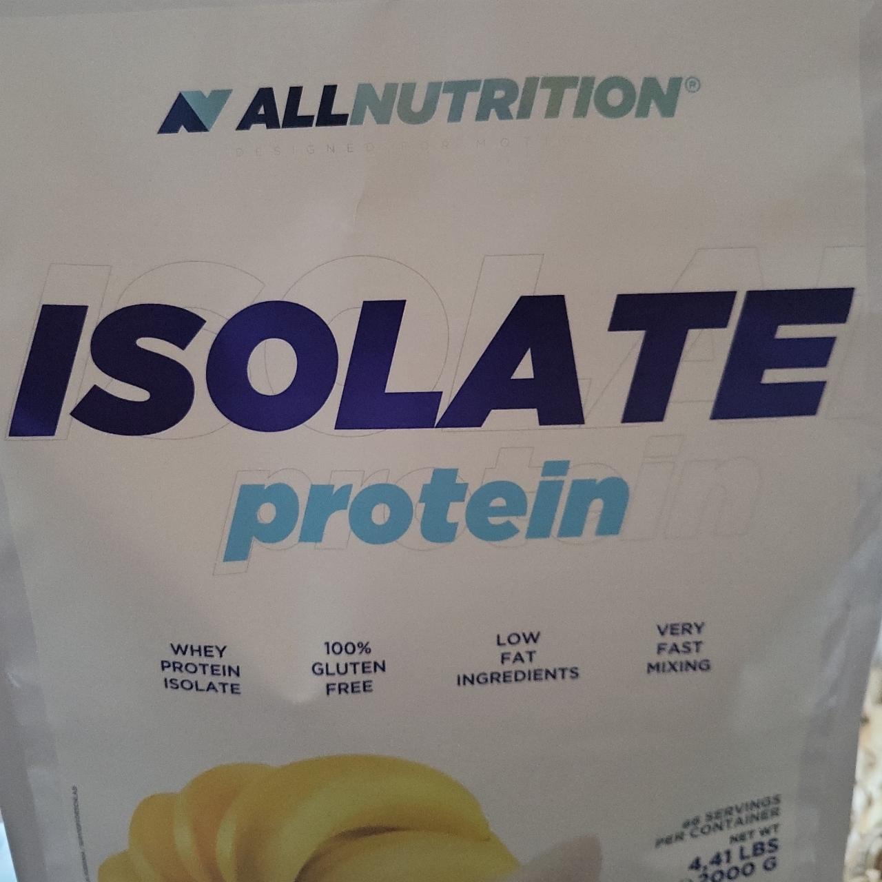 Fotografie - Isolate Protein Banana Allnutrition