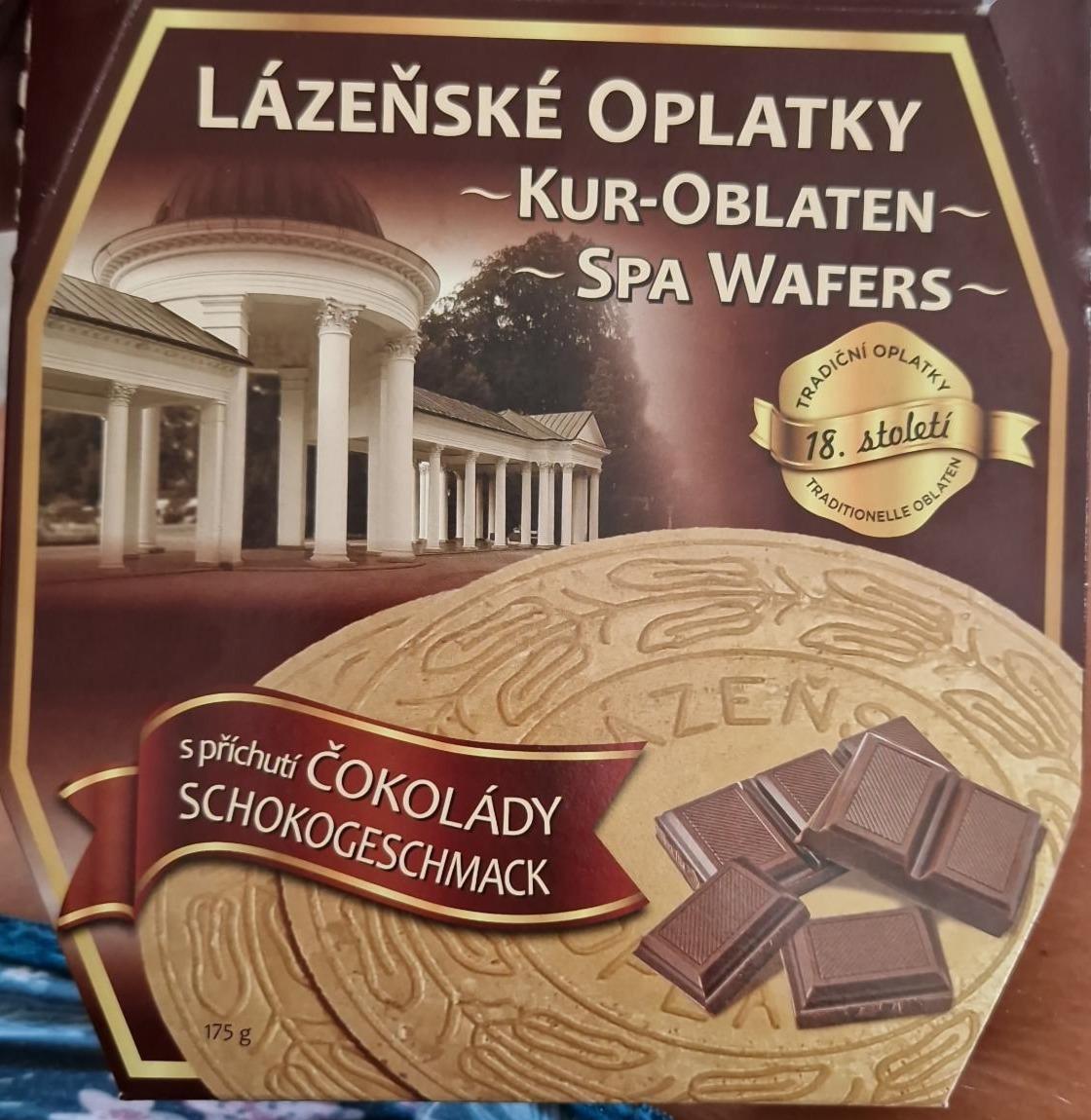 Fotografie - Lázeňské oplatky s příchutí čokolády